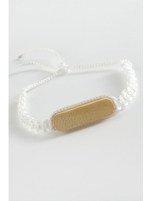 Datatek Ahşap Makrome Örgülü Bileklik