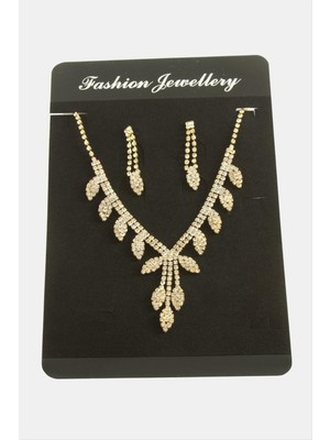 Datatek Yaprak Lüks Suyolu Set Kolye