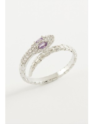 Datatek Yılan Zirkon Taşlı Yüzük