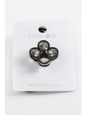 Datatek Çiçek Taşlı Lastikli Toka