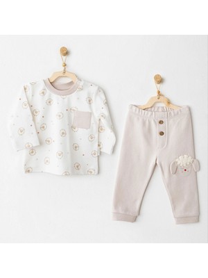 Andywawa AC26155 Tinny S Sheeps 2'li Takım Beige
