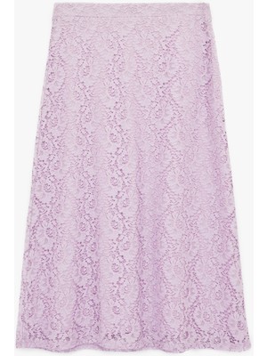 Koton Çan Kesim Uzun Dantel Etek