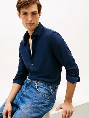 Tommy Hilfiger Dc Comfort Jersey Erkek Gömlek MW0MW42852C1G