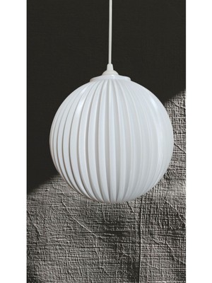 Decory Matilda Avize Yatak Odası, Mutfak, Oturma Odası Tasarım Tekli Sarkıt Avize (Plastik) E27