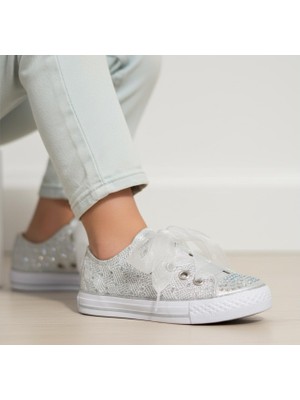 Gala Stil Gala Simli Kız Çocuk Ayakkabı (21-30 Işıklı)