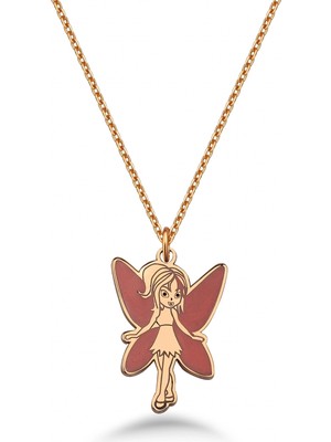 Mavili Gümüş Dilek Perisi Gümüş Kolye