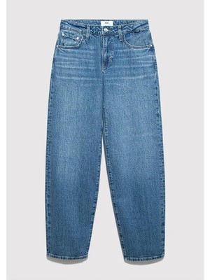 Mavi Leila Premium Blue Puslu Koyu Mavi Jean Pantolon 1010600-A1572