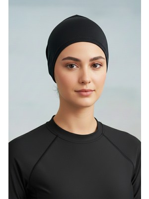 Remsa Mayo Havuz Deniz Düz Bone R-990 Siyah