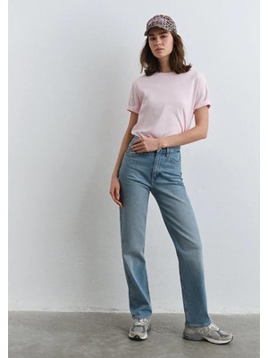 Mavi Sky Kadın Açık Mavi Denim Pantolon Normal Bel 4 Cep ile M1010627-87795 Model