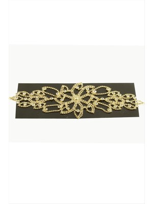 Datatek Çiçek Taşlı Alınlık Saç Aksesuarı