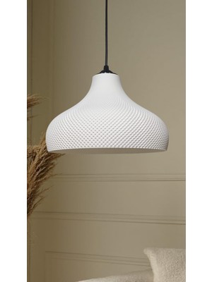 Decory Leila Avize Yatak Odası, Mutfak, Oturma Odası Tasarım Tekli Sarkıt Avize (PLASTİK) E27