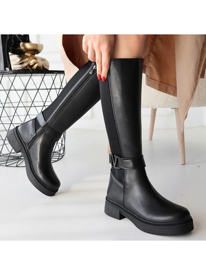 SEPET365 Diona Siyah Cilt Çizme