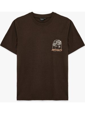 Koton Regular Fit Kısa Kollu Bisiklet Yaka Pamuklu Lisanslı Van Gogh Baskılı Tişört