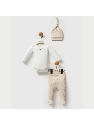 Moi Noi Kokina Şapka Body Pantolon MNB5334 Bej