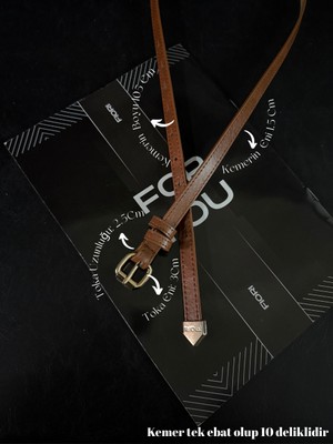 Fiori Makara Toka Uç Takım Kadın Pantolon Kemeri, Ceket Kemeri, Elbise Kemeri, Gömlek Kemeri