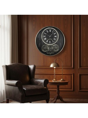 Panalı PNL-SA2064 Carklı Duvar Saatı 59 cm