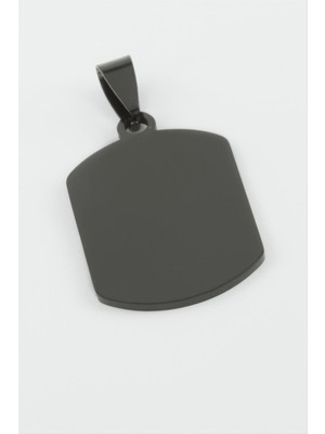 Datatek Künye Isim Yazılabilir Çelik Kolye Ucu 2*3 cm