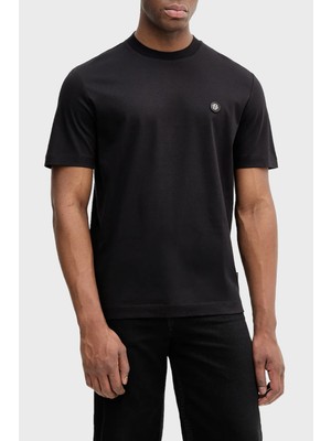 Boss Logolu Pamuklu Regular Fit Bisiklet Yaka T Shirt Erkek T Shirt 50555844 001