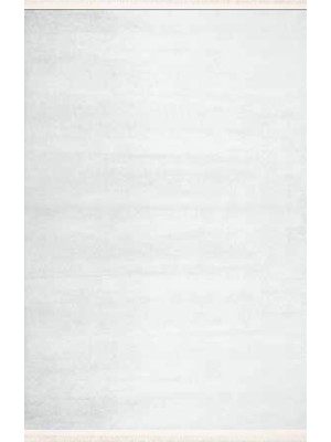 Nexus Luxury Carpet Corridor Düz Renk Halı 8980 Beyaz