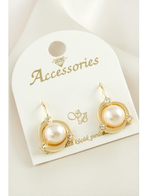 Datatek Inci Taşlı Klipsi Küpe