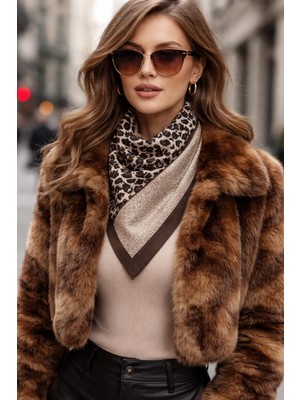 New Obsessions Bohemia Serisi 70X70 Saten Bandana Şal Fular