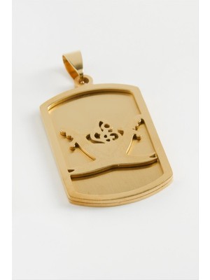 Datatek Zülfikar Çelik Kolye Ucu 4 cm