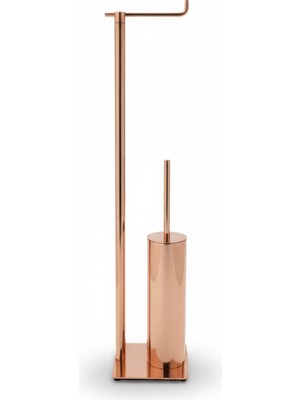 Neva Paslanmaz Wc Kağıtlıklı Klozet Fırçalı Ayaklı Set