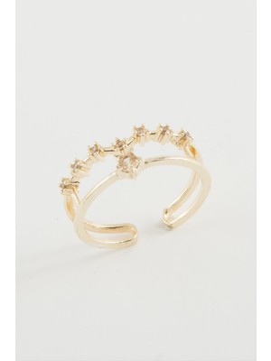 Datatek Yıldız Zirkon Taşlı Yüzük