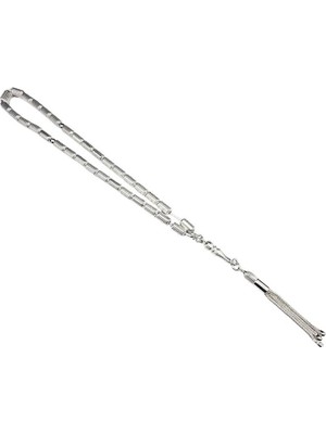 Tudi Silver Kalemli Model 925 Ayar Gümüş Tesbih