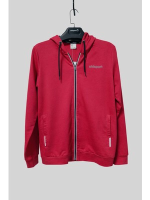 Uhlsport Pamuklu Kapşonlu Sweat Kırmızı