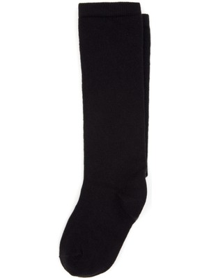 U.s. Polo Assn. Kız Çocuk Siyah Çorap (Dizaltı) 50318205-VR046