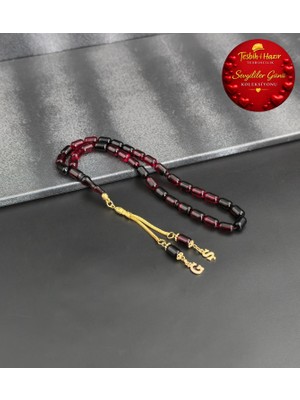 Kapsül Model Sıkma Kehribar Tesbih Kişiye Özel Harfli Tasarım Püskül Tasarımlı