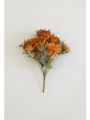 Ddtrend Yapay Kasımpatı Demeti Lux 12 Dallı Dikey Bahçe Balkon Dekorasyon Saksı Vazo Bitkisi Renkli 45 cm