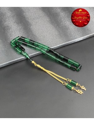 Kişiye Özel Harfli Tasarım Püskül Tasarımlı Kesme Ateş Kehribar Tesbih