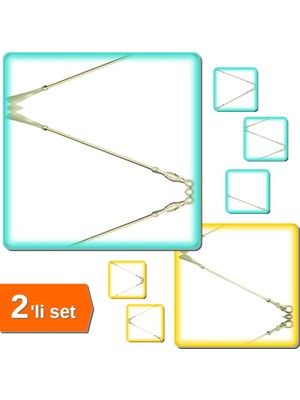 Hereveoyuncak Pirinç Kerata Çekecek Model3 + Pirinç Kerata Çekecek Model6 - Ergonomik Kullanım - 2li Set F4P7N8