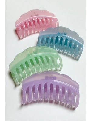 Datatek Dalgalı Renkli Mandal Toka 11 cm