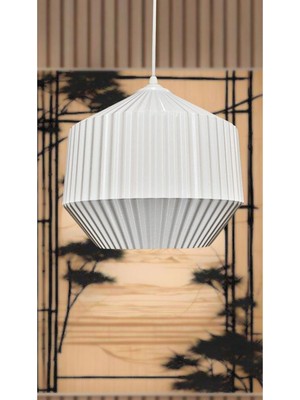 Decory Sakura Tasarım Avize Yatak Odası, Mutfak, Oturma Odası Tasarım Tekli Sarkıt Avize (PLASTİK) E27