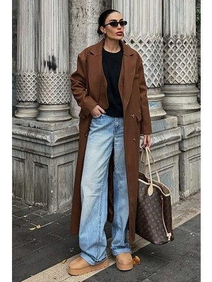 Lijuri Içi Kaşe Yelekli Kaşe Kaban 7095 R7-K-K2