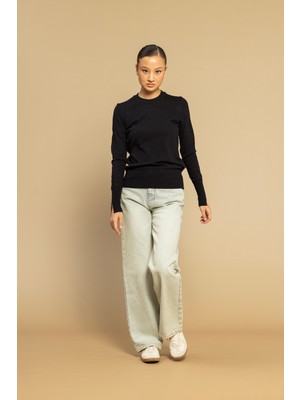 Nisan Triko Bisiklet Yaka Basıc Triko