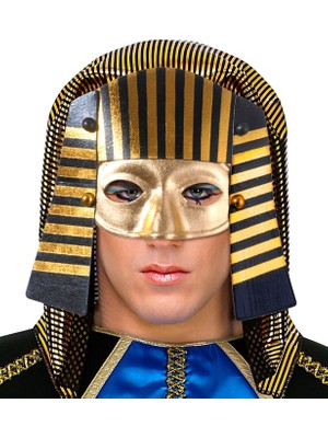 Vanch Mısırlı Maskesi Lastik Aparatlı Firavun Maskesi 21x23 cm (5264)