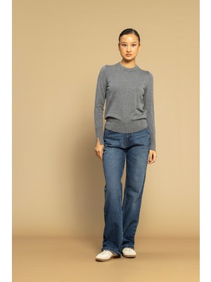 Nisan Triko Bisiklet Yaka Basıc Triko