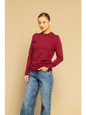 Nisan Triko Bisiklet Yaka Basıc Triko