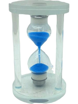 Vanch KÜÇÜK CAM KUM SAATİ CAM STANDLI 5 DAKİKA ZAMANLI = ÇAP: 5.8CM-YÜKSEKLİK: 9.8CM (5264)