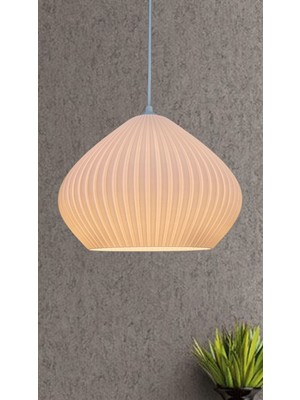 Decory Bria Tasarım Avize Yatak Odası, Mutfak, Oturma Odası Tasarım Tekli Sarkıt Avize (Plastik) E27