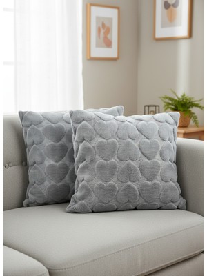 Vienna Home Dekoratif Wellsoft Kırlent Kılıfı 2’li 45X45 – Yumuşacık, Dayanıklı, Fermuarlı