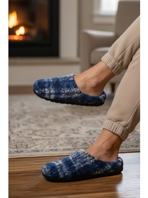 Yumuşak Yün Desenli Rahat Tabanlı Ev Bahçe Gondol Terlik