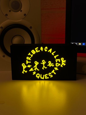 Masa Lambası - A Tribe Called Quest Adaptörlü Dekoratif & Hediyelik Lamba