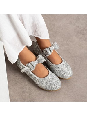 Surpie Shoes Bantlı Pul Detaylı Ortopedik Babet Kız Çocuk Babet
