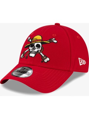 New Era x One Piece Luffy Scarlet Unisex Kırmızı Şapka.-