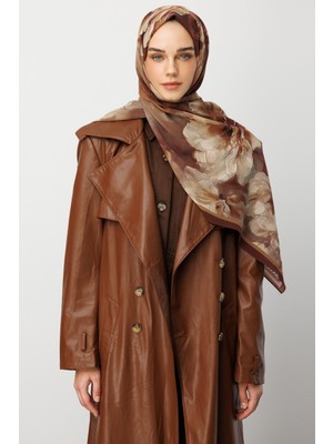 Mooncorn Rose Desen Hebei Ipek Şal